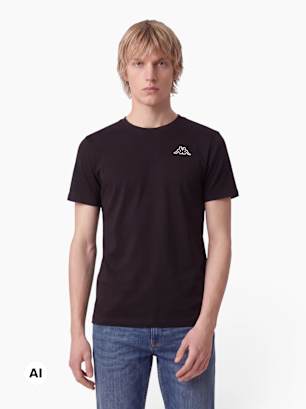 Kappa T-Shirt Schwarz