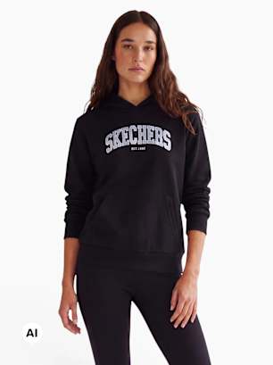 Skechers Hoodie Schwarz