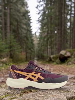 ASICS Laufschuh Burgunder
