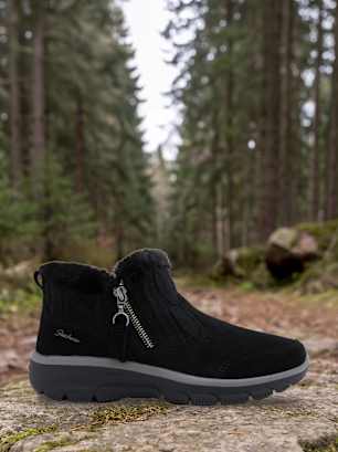 Skechers Botine clasice Negru