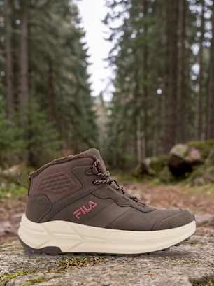 FILA Bottes à lacets brun