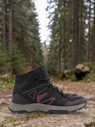 Kappa Bottes à lacets noir