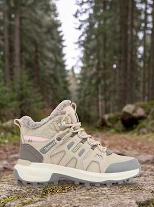 Bench Bottes à lacets beige