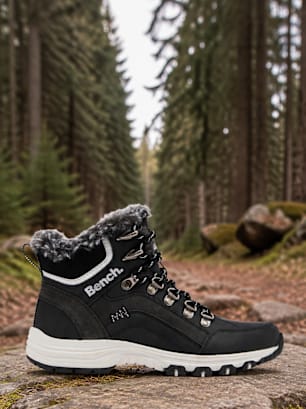Bench Bottes à lacets noir