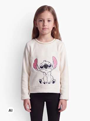 Stitch Sweatshirt Weiß