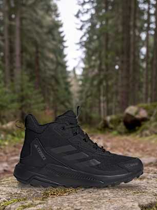 adidas Terrex Anylander Mid Rain.Rdy Wanderschuh Schwarz
