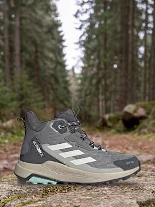 adidas Terrex Anylander Mid Rain.Rdy Wanderschuh Grau