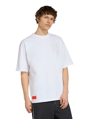 adidas AUDI&nbsp;REVOLUT&nbsp;F1&nbsp;TEAM&nbsp;ELEVATED&nbsp;GRAPHIC&nbsp;II&nbsp;T-SHIRT Weiß