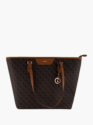 L. CREDI Tasche Braun