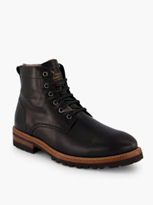 Panama Jack Schnür-Stiefelette Schwarz