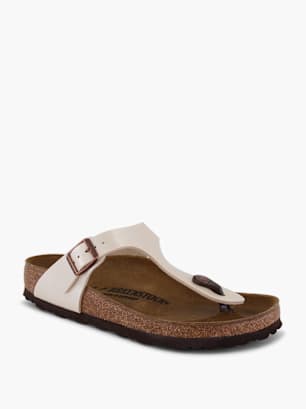 Birkenstock Ciabatta con plantare profondo Bianco