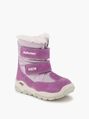 elefanten Winterstiefel Lila