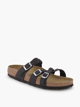 Birkenstock Tieffussbett-Pantolette Schwarz