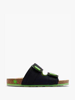 elefanten Scarpa da casa aperta Nero
