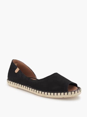 Verbenas Espadrille Schwarz