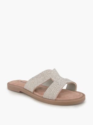 Tamaris Mules Argent