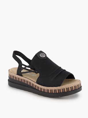 Rieker Sandale Schwarz