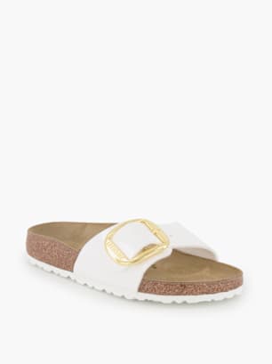 Birkenstock Tieffussbett-Pantolette Weiss