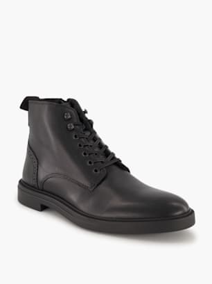 BOSS Schnür-Stiefelette Schwarz