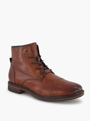 Bugatti Schnür-Stiefelette Cognac