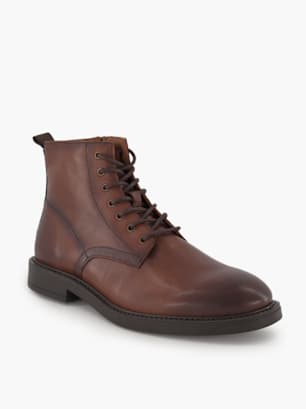Mathew and Son Schnür-Stiefelette Cognac