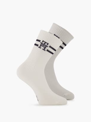 Tommy Hilfiger Chaussettes et collants Blanc cassé
