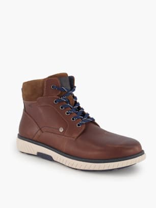 Varese Bottes à lacets Cognac