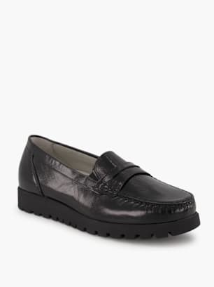 Waldläufer Chaussures de ville Noir