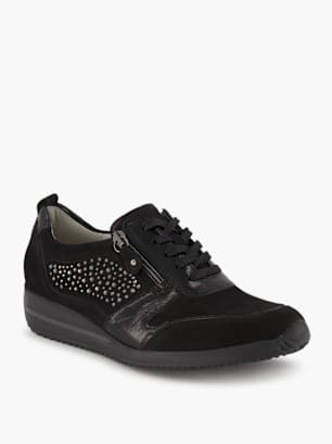 Waldläufer Chaussures de ville Noir