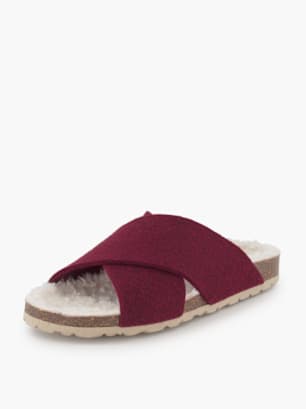 Wellness Scarpa da casa aperta Rosso
