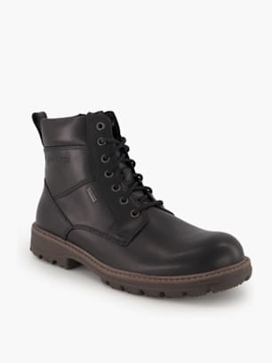 Pius Gabor Schnür-Stiefelette Schwarz