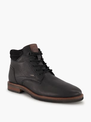 Sioux Schnür-Stiefelette Schwarz