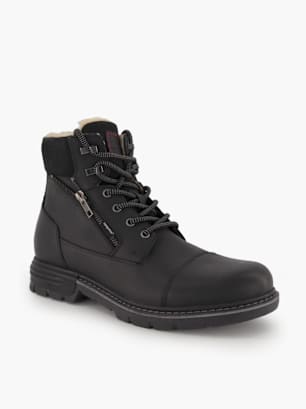 Varese Bottes à lacets Noir