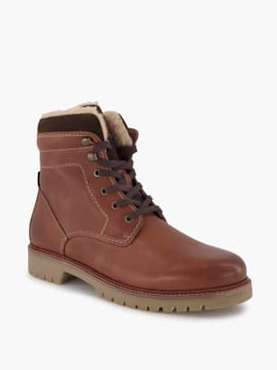 Varese Bottes à lacets Cognac