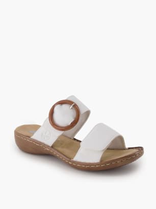 Rieker Mules Blanc