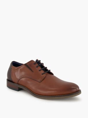 Bugatti Businessschuh Cognac