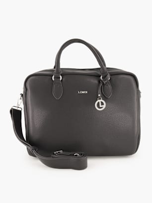 L. CREDI Business- & Laptoptasche Schwarz