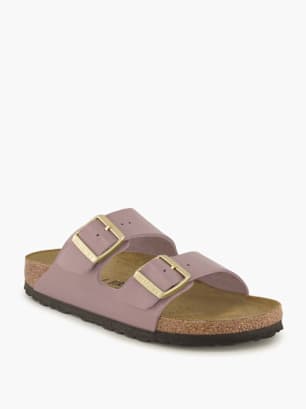 Birkenstock Flache Pantolette Creme