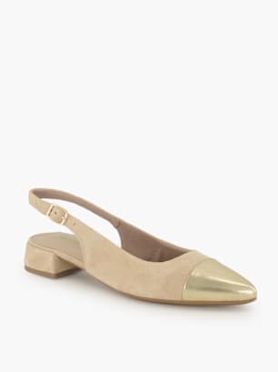 Tamaris Slingpumps Beige