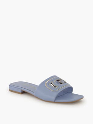 GUESS Flache Pantolette Blau
