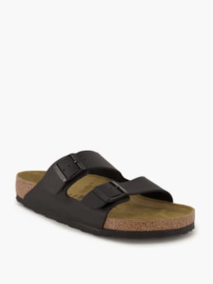 Birkenstock Flache Pantolette Schwarz