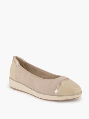 Tamaris Comfort Ballerina Beige