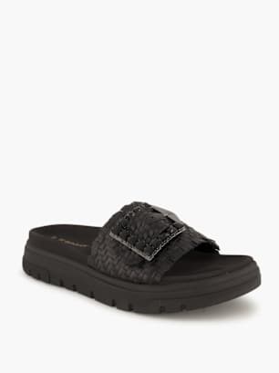 Bagatt Flache Pantolette Schwarz