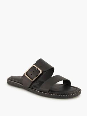 Tamaris Flache Pantolette Schwarz