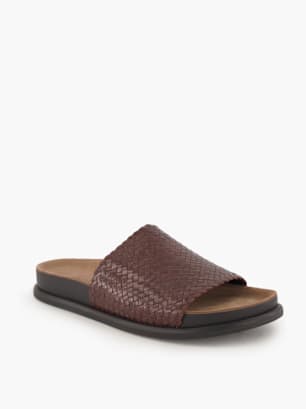 Vagabond Flache Pantolette Braun
