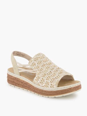 Rieker Sandale Beige