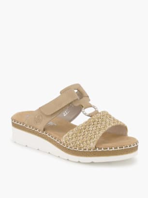 Rieker Flache Pantolette Multicolor