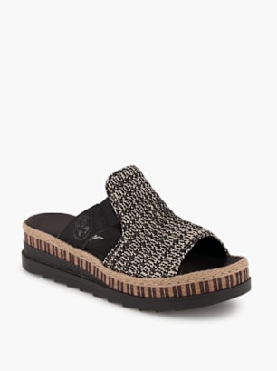 Rieker Flache Pantolette Multicolor