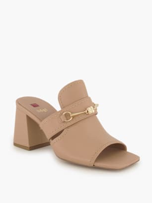Högl Flache Pantolette Beige