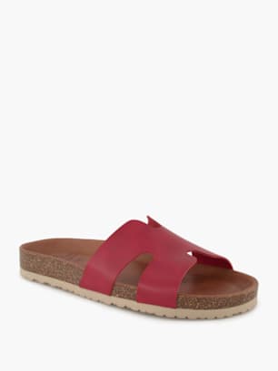 Varese Flache Pantolette Rot